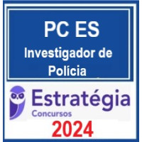 PC-ES (Investigador de Polícia) Pacote Completo Estratégia 2024